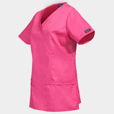 Tunică medicală pentru femei CHEROKEE WRAP ROZ WWE4728 / Stenso / Sanitara, Asistenti medicali, Curatenie