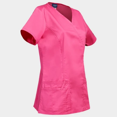 Tunică medicală pentru femei CHEROKEE WRAP ROZ WWE4728 / Stenso / Sanitara, Asistenti medicali, Curatenie