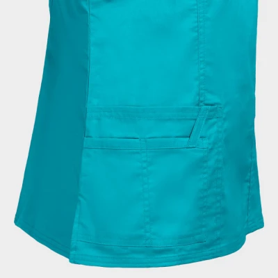 Tunică medicală pentru femei CHEROKEE WRAP PETROL DESCHIS WWE4728 / Stenso / Sanitara, Asistenti medicali, Curatenie