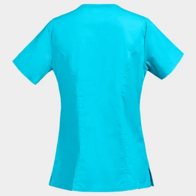 Tunică medicală pentru femei CHEROKEE WRAP TURQUOISE WWE4728 / Stenso / Sanitara, Asistenti medicali, Curatenie