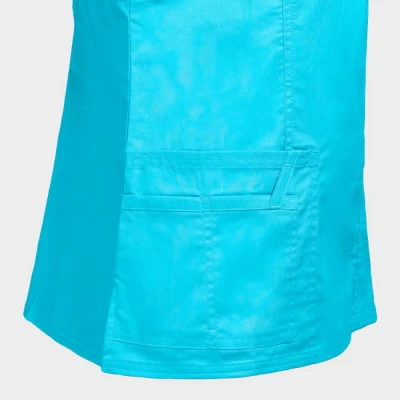 Tunică medicală pentru femei CHEROKEE WRAP TURQUOISE WWE4728 / Stenso / Sanitara, Asistenti medicali, Curatenie
