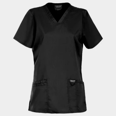 Women's medical tunic CHEROKEE V-NECK BLACK WWE620. / Stenso / Sanitara, Asistenti medicali, Curatenie