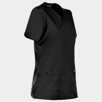 Women's medical tunic CHEROKEE V-NECK BLACK WWE620. / Stenso / Sanitara, Asistenti medicali, Curatenie