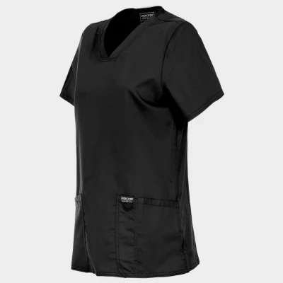 Women's medical tunic CHEROKEE V-NECK BLACK WWE620. / Stenso / Sanitara, Asistenti medicali, Curatenie