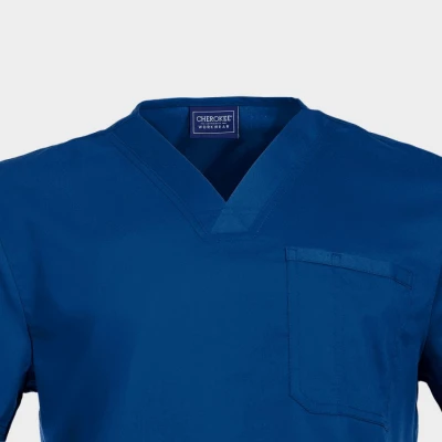 Men's medical tunic CHEROKEE V-NECK NAVY BLUE WWE670. / Stenso / Sanitara, Asistenti medicali, Curatenie