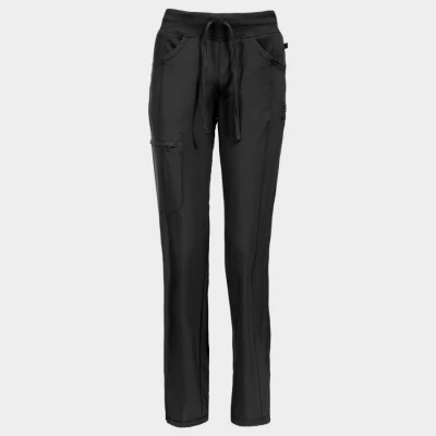 Pantaloni medicali pentru femei CHEROKEE NEGRU CKE1123A / Stenso / Sanitara, Asistenti medicali, Curatenie