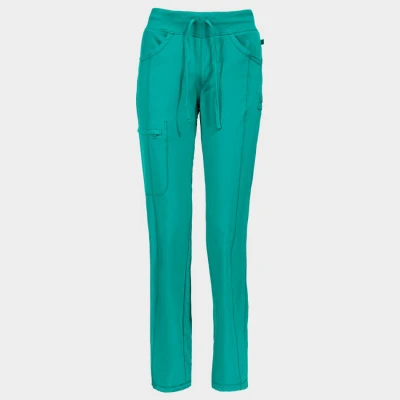 Pantaloni medicali pentru femei CHEROKEE PETROL DESCHIS CKE1123A / Stenso / Sanitara, Asistenti medicali, Curatenie