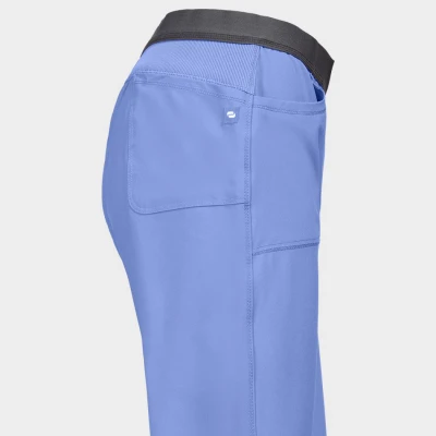 Pantaloni medicali pentru femei CHEROKEE SLIM ALBASTRU DESCHIS CKE1124A / Stenso / Sanitara, Asistenti medicali, Curatenie