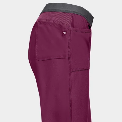 Pantaloni medicali pentru femei CHEROKEE SLIM VIȘINIU CKE1124A / Stenso / Sanitara, Asistenti medicali, Curatenie