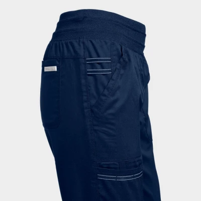 Pantaloni medicali pentru femei CHEROKEE R JOGGER ALBASTRU ÎNCHIS WWE011 / Stenso / Sanitara, Asistenti medicali, Curatenie