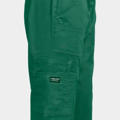 Pantaloni medicali CHEROKEE MR CARGO VERDE WWE4005 / Stenso / Sanitara, Asistenti medicali, Curatenie