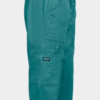 Pantaloni medicali CHEROKEE MR CARGO PETROL DESCHIS WWE4005 / Stenso / Sanitara, Asistenti medicali, Curatenie