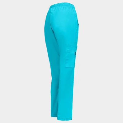 Pantaloni medicali CHEROKEE MR CARGO TURQUOISE WWE4005 / Stenso / Sanitara, Asistenti medicali, Curatenie