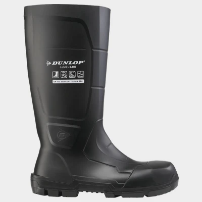 Cizme de protecție DUNLOP JOBGUARD S5 NEGRE / Stenso / Cizme protectie PVC, apa noroi, galosi PVC
