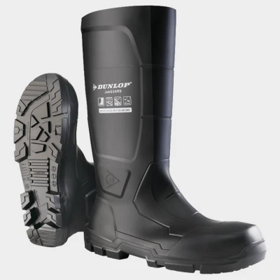 Cizme de protecție DUNLOP JOBGUARD S5 NEGRE / Stenso / Cizme protectie PVC, apa noroi, galosi PVC