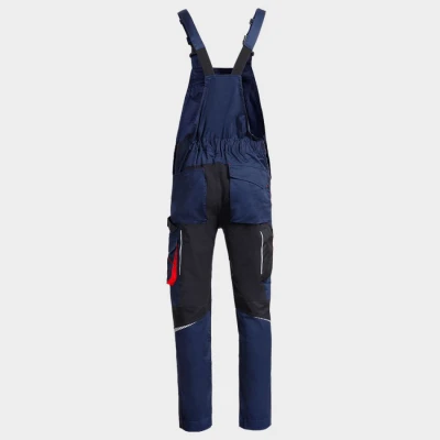 REVOLT 4STRETCH DARK BLUE/BLACK/RED Salopetă de lucru / Stenso / Pantaloni salopeta cu pieptar