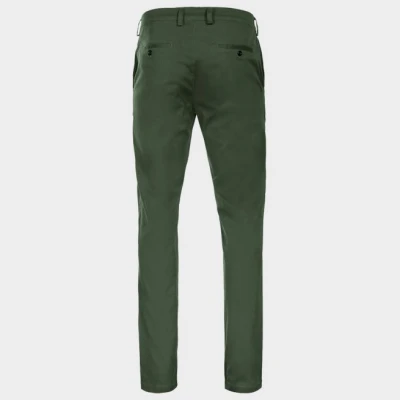 Pantaloni sport-eleganți STENSO CHINO VERDE ÎNCHIS DESCHIS / Stenso / Pantaloni softshell