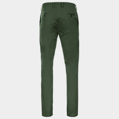 Pantaloni sport-eleganți STENSO CHINO VERDE ÎNCHIS DESCHIS / Stenso / Pantaloni softshell