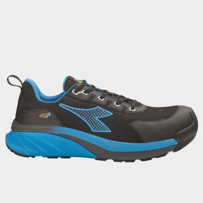 Încălțăminte de lucru DIADORA VORTEX DA2 LOW S3S SC SR HRO ESD BLACK/BLUE / Stenso / Pantofi protectie S3S