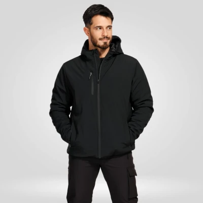Jachetă de lucru REEF PAD SOFTSHELL BLACK / Stenso / Jachete softshell
