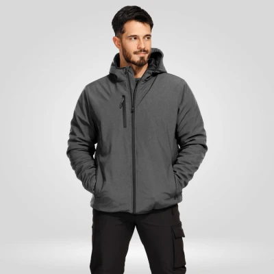 Jachetă de lucru REEF PAD SOFTSHELL GREY / Stenso / Jachete softshell