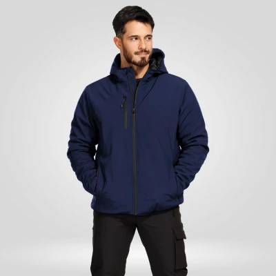 Jachetă de lucru REEF PAD SOFTSHELL DARK BLUE / Stenso / Jachete softshell
