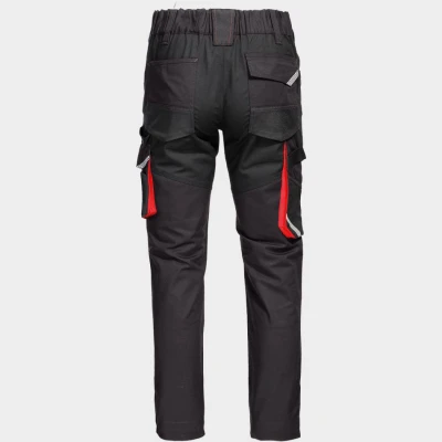 Pantaloni de lucru KASTOR STRETCH GREY/ORANGE / Stenso / Pantaloni salopeta talie