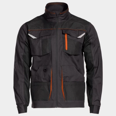 Jachetă de lucru KASTOR STRETCH GREY/ORANGE / Stenso / Jachete salopeta