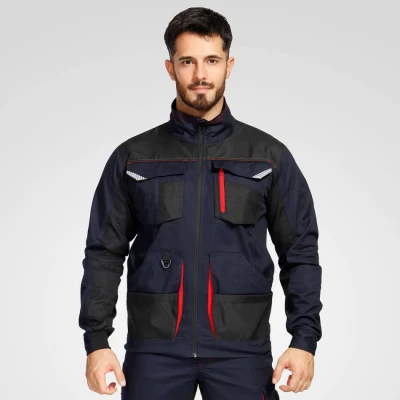 Jachetă de lucru KASTOR STRETCH DARK BLUE/RED / Stenso / Jachete salopeta