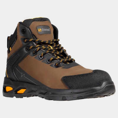 Bocanci de lucru RULER MID O2 SR BROWN/BLACK / Stenso / Incaltaminte de lucru fara bombeu