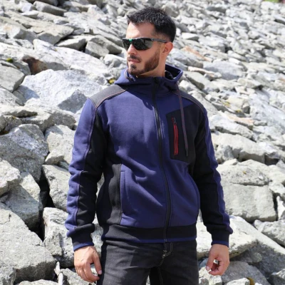 Hanorac de lucru REVOLT 2.0 DARK BLUE/BLACK / Stenso / Hanorace, Fleece, Fashion