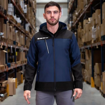 Geacă de lucru RUNE SOFTSHELL BLUE/BLACK / Stenso / Jachete softshell