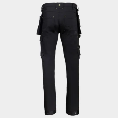 Pantaloni de lucru TASK BLACK / Stenso / Pantaloni salopeta talie