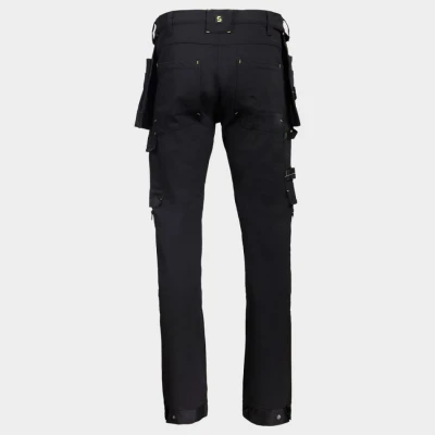 Pantaloni de lucru TASK BLACK / Stenso / Pantaloni salopeta talie