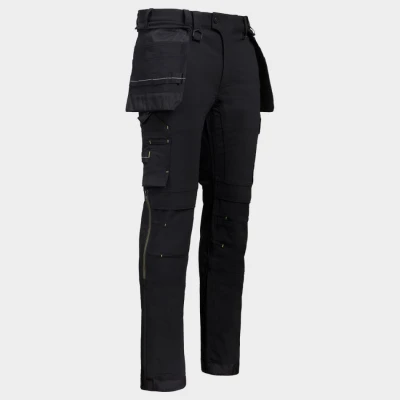 Pantaloni de lucru TASK BLACK / Stenso / Pantaloni salopeta talie