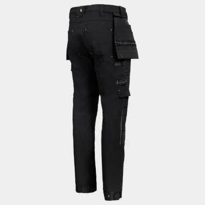 Pantaloni de lucru TASK BLACK / Stenso / Pantaloni salopeta talie
