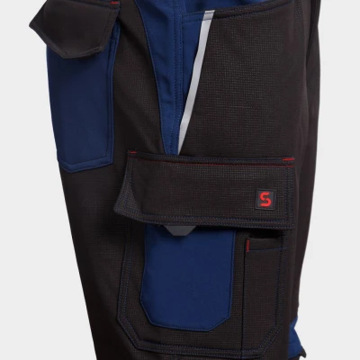 Pantaloni de lucru PRISMA SOFTSHELL 2.0 ALBASTRU NEGRU/ÎNCHIS / Stenso / Pantaloni softshell