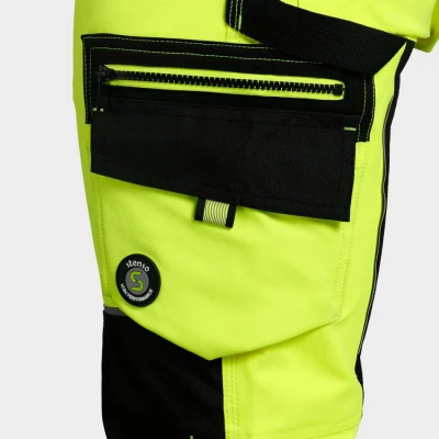 Salopetă de lucru REVOLT HV 4STRETCH, galben / Stenso / Reflectorizanta