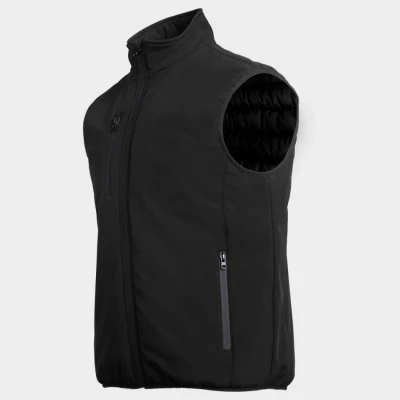 Vestă softshell de lucru REEF PAD SOFTSHELL BLACK / Stenso / Veste vatuite, de iarna