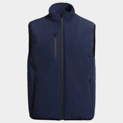 Vestă softshell de lucru REEF PAD SOFTSHELL DARK BLUE / Stenso / Veste vatuite, de iarna