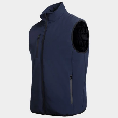 Vestă softshell de lucru REEF PAD SOFTSHELL DARK BLUE / Stenso / Veste vatuite, de iarna