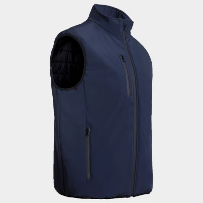Vestă softshell de lucru REEF PAD SOFTSHELL DARK BLUE / Stenso / Veste vatuite, de iarna