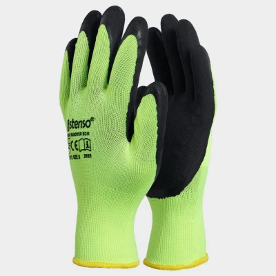 Mănuși acoperite cu latex HANOVER ECO / Stenso / Textile impregnate in latex