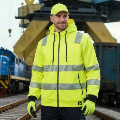 Hanorac de înaltă vizibilitate NOBEL HV YELLOW / Stenso / Reflectorizanta