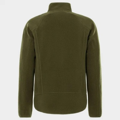 Jachetă de lucru FRISTADS ARGON MICRO PILE FLEECE VERDE DESCHIS / Stenso / Hanorace, Fleece, Fashion