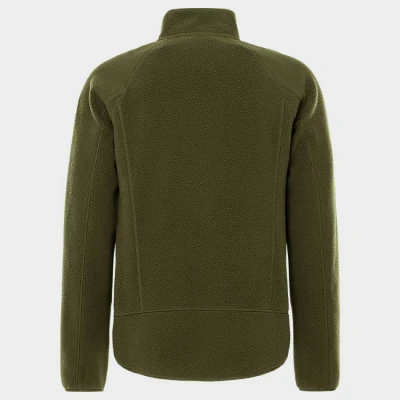 Jachetă de lucru FRISTADS ARGON MICRO PILE FLEECE VERDE DESCHIS / Stenso / Hanorace, Fleece, Fashion