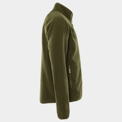 Jachetă de lucru FRISTADS ARGON MICRO PILE FLEECE VERDE DESCHIS / Stenso / Hanorace, Fleece, Fashion