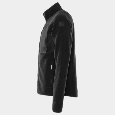 Jachetă de lucru FRISTADS ARGON MICRO PILE FLEECE NEGRU / Stenso / Hanorace, Fleece, Fashion