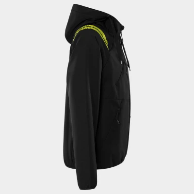 Jachetă de lucru FRISTADS HOODED SOFTSHELL 4-STRETCH NEGRU / Stenso / Jachete softshell