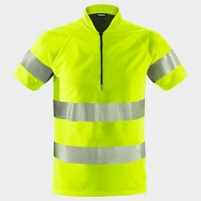 Tricou de lucru FRISTADS HV 37.5 GALBEN / Stenso / Reflectorizanta